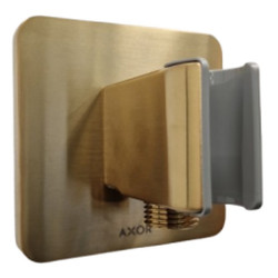 Dušo laikiklis su žarnos jungtimi AXOR ShowerSolutions, šlifuoto aukso spalvos (Brushed Gold Optic)