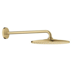 Dušo galva iš sienos Grohe Rainshower Mono 310, su 422 mm alkūne, 1 srovės, matinės aukso spalvos (Brushed Cool Sunrise)
