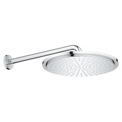 Dušo galva iš sienos Grohe Rainshower Cosmopolitan 310, su 380 mm alkūne, 1 srovės, chromas