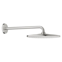 Dušo galva iš sienos Grohe Rainshower Mono 310, su 422 mm alkūne, 1 srovės, nerūdijančio plieno spalvos