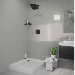 Dušo galva Hansgrohe Crometta E 240, 1 srovės, juoda matinė