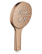 Rankinis dušelis Grohe SmartActive 130, 3 srovių, matinės rausvo aukso spalvos (Brushed Warm Sunset)