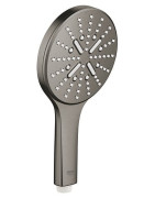 Rankinis dušelis Grohe SmartActive 130, 3 srovių, matinės grafito spalvos (Brushed Hard Graphite)