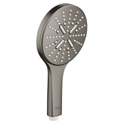 Rankinis dušelis Grohe SmartActive 130, 3 srovių, matinės grafito spalvos (Brushed Hard Graphite)