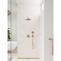 Rankinis dušelis Hansgrohe Raindance Select S 120, 3 srovių, šlifuotos bronzos spalvos (Brushed Bronze)