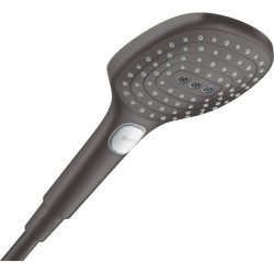 Rankinis dušelis Hansgrohe Raindance Select E 120, 3 srovių, šlifuoto juodo chromo spalvos (Brushed Black Chrome)