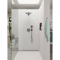 Rankinis dušelis Hansgrohe Raindance Select E 120, 3 srovių, šlifuoto juodo chromo spalvos (Brushed Black Chrome)