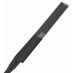 Rankinis dušelis Hansgrohe Rainfinity Baton 100, 1 srovės, juodas matinis