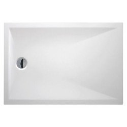 Dušo padėklas Roth Marmo Neo Square 100x90, lietas marmuras, su kojelėmis