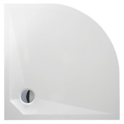 Dušo padėklas Roth Marmo Neo Round 90x90 (radius 550), lietas marmuras, su kojelėmis