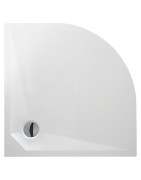 Dušo padėklas Roth Marmo Neo Round 80x80 (radius 550), lietas marmuras, su kojelėmis