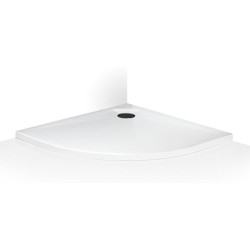 Dušo padėklas Roth Marmo Neo Round 80x80 (radius 550), lietas marmuras, su kojelėmis
