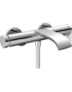 Vonios ir dušo maišytuvas Hansgrohe Vivenis, su Select mygtuku, chromas