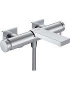 Vonios ir dušo maišytuvas Hansgrohe Tecturis E, su Select mygtuku, chromas