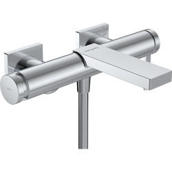 Vonios ir dušo maišytuvas Hansgrohe Tecturis E, su Select mygtuku, chromas