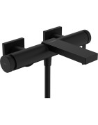 Vonios ir dušo maišytuvas Hansgrohe Tecturis E, su Select mygtuku, juoda matinė