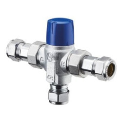 Termostatinis maišymo vožtuvas Ideal Standard Underbasin, po praustuvu, 15 mm, iki 7 čiaupų