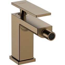 Bidė maišytuvas Hansgrohe Tecturis E, su dugno vožtuvu, šlifuota bronza (Brushed Bronze)