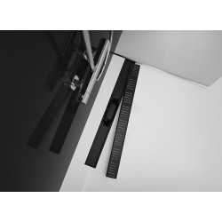 Dušo latakas Alcadrain APZ10BLACK, 850 mm, plastikinis, su juodomis grotelėmis