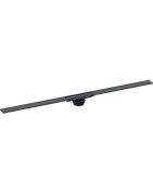 Grotelės dušo latakui Geberit CleanLine30, 30-90 cm, juodos