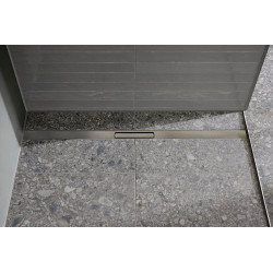 Grotelės dušo latakui Geberit CleanLine30, 30-90 cm, šlifuotas nerūdijantis plienas