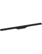 Grotelės dušo latakui Hansgrohe RainDrain Flex, 90 cm, pjaustomos, juoda matinė