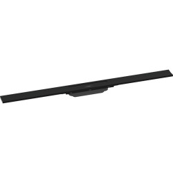 Grotelės dušo latakui Hansgrohe RainDrain Flex, 90 cm, pjaustomos, juoda matinė