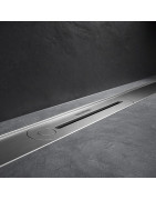 Grotelės dušo latakui Kaldewei Flowline Zero, 900 mm, šlifuotas nerūdijantis plienas