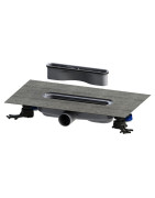 Dušo latako korpusas Kaldewei FlowDrain Horizontal Flat 4204, pažemintas, DN40, 0.63 l/s