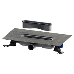 Dušo latako korpusas Kaldewei FlowDrain Horizontal Flat 4204, pažemintas, DN40, 0.63 l/s
