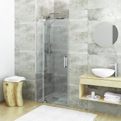 Dušo durys Roth Elegant GDO1N/1100, varstomos, blizgus profilis, skaidrus stiklas
