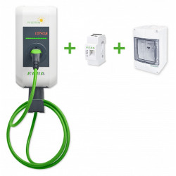 Elektromobilio įkrovimo stotelės komplektas KEBA KeContact P30 PV Edition 127816, 11 kW