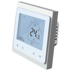 Programuojamas termostatas Spring TR002-1W, grindiniam šildymui, baltas