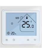 Programuojamas termostatas Spring TR002-1W, grindiniam šildymui, baltas