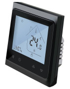 Programuojamas termostatas Spring TR002-1B, grindiniam šildymui, juodas