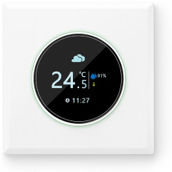 Išmanusis termostatas Spring TR7000-1WW, WiFi, su reguliavimo ratuku, baltas