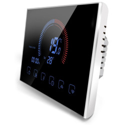 Išmanusis termostatas Spring TR8000-1WB, WiFi, grindiniam šildymui, juodas