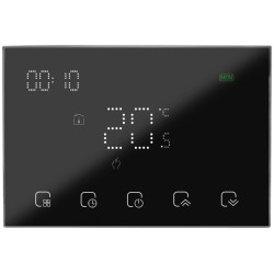 Belaidis termostatas Spring TR8000 RF, su imtuvu, WiFi, juodas