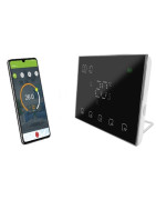 Belaidis termostatas Spring TR8000 RF, su imtuvu, WiFi, juodas