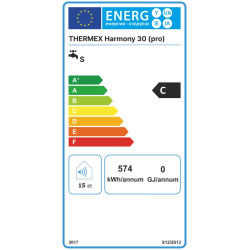 Elektrinis vandens šildytuvas Thermex Harmony 30 Pro Flat, 30L