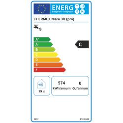 Elektrinis vandens šildytuvas Thermex Mara 30 Pro Flat, 30L