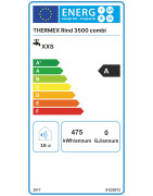 Momentinis vandens šildytuvas su dušu Thermex Rind 3500 combi, 3.5kW