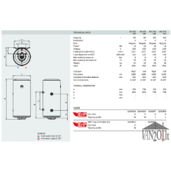 Kombinuotas vandens šildytuvas Ariston PRO1 R 100 VTS
