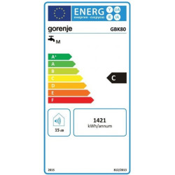 Kombinuotas vandens šildytuvas Gorenje GBK 80 E5 RN