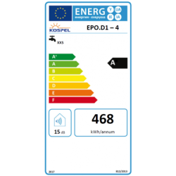 Momentinis vandens šildytuvas Kospel EPO D-4 Amicus