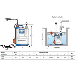 Drenažinis siurblys Pedrollo TOP 5