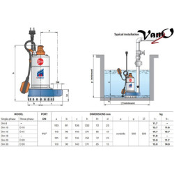 Drenažinis siurblys Pedrollo Dm 8