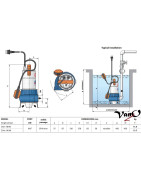Fekalinis siurblys Pedrollo ZXm 1B/40
