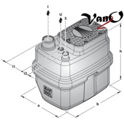 Nuotekų siurblinė Pedrollo SAR 100 – ZXm1A/40