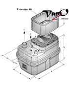 Nuotekų siurblinė Pedrollo SAR 250 – VXm15/35